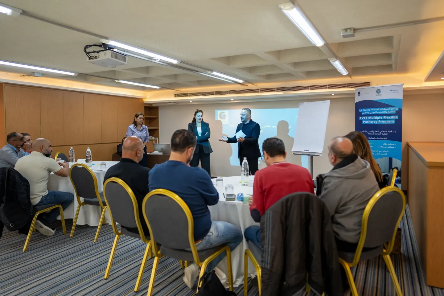During the Pathways plus workshop