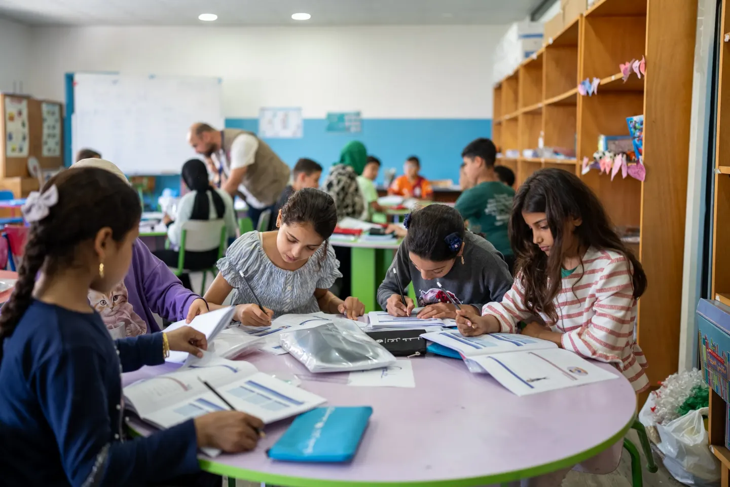 Children in classroom
