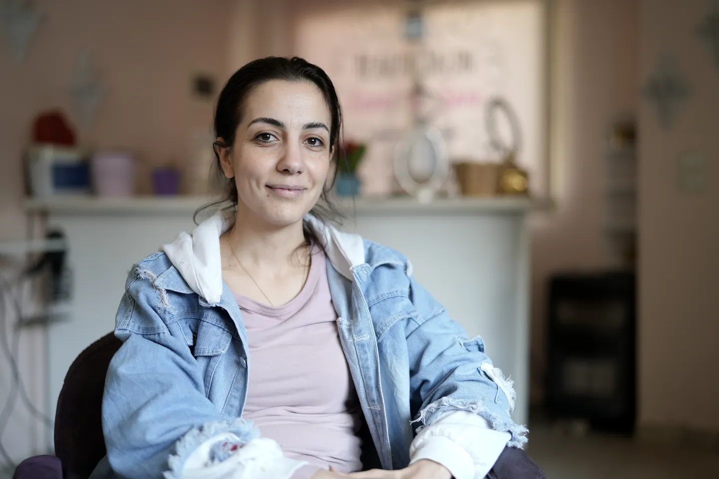 Carole, a beautician who was part of Qudwa training   