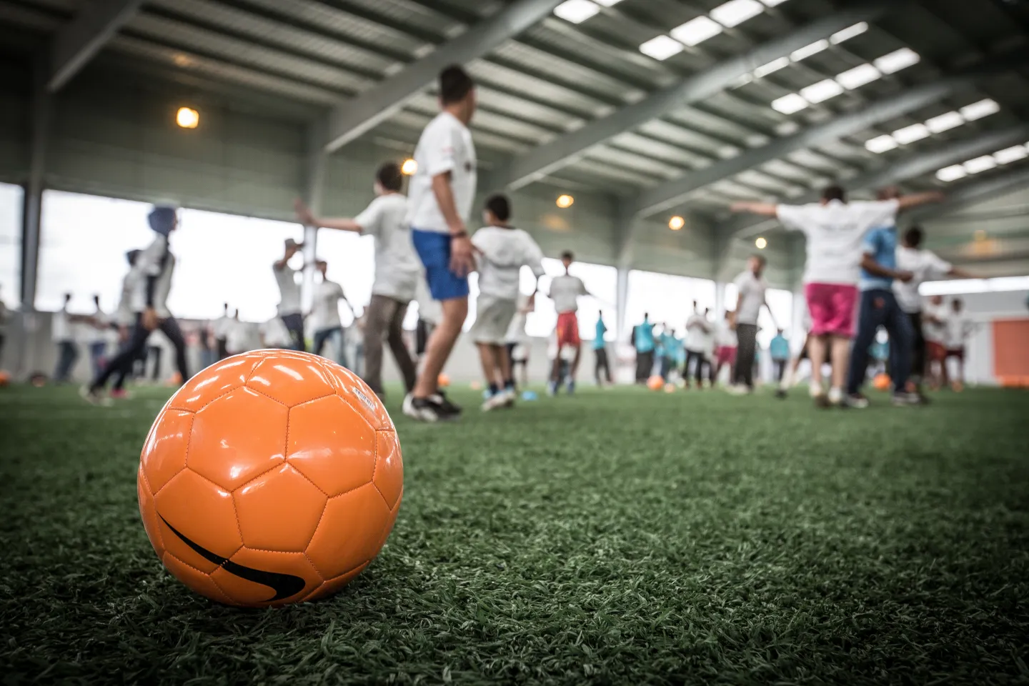 Football in court 