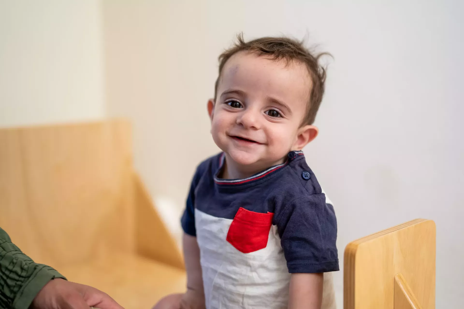 Jad, 10 months old at Al IMAN PHC-Arsal