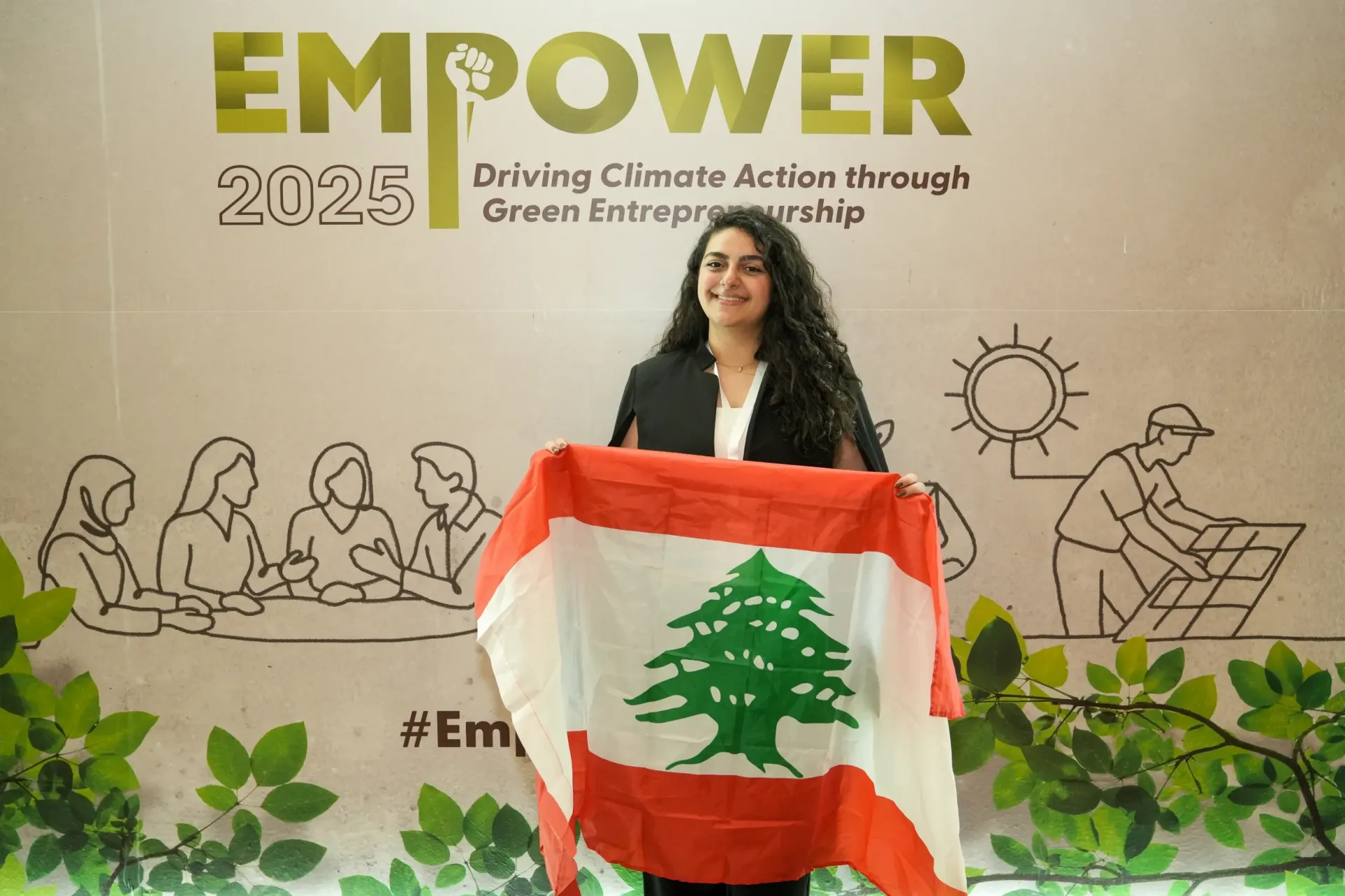 Lara Bou Jaber, one of the youth advocates