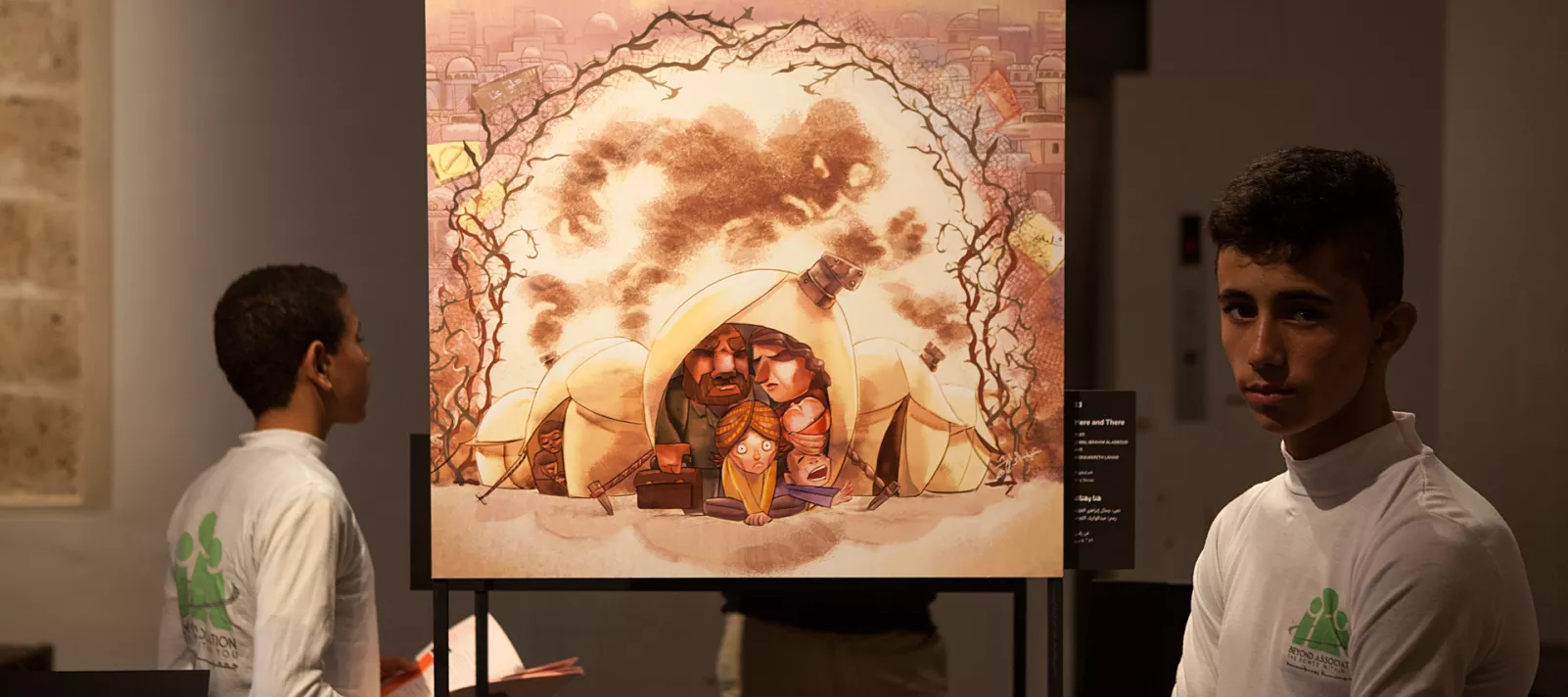 Photo taken during the exhibition 