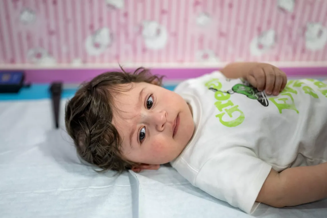 Majd 9-month-old, at Naqaa PHCC Beirut