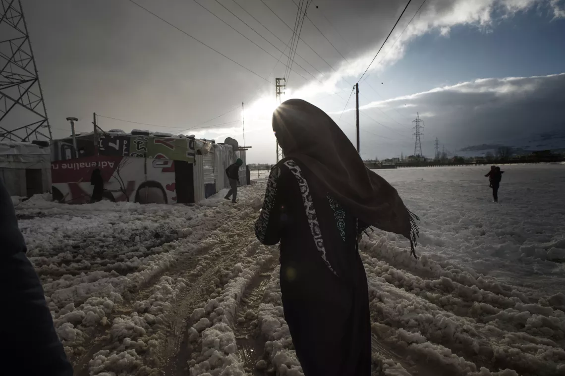 Refugees after the storm 