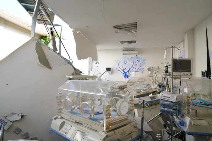 The neonatal intensive care unit at the Karantina hospital on August 6, 2020