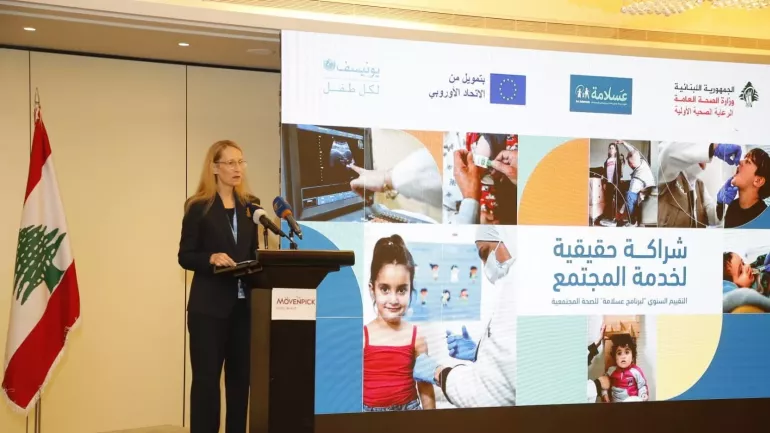 Andrea Berther, UNICEF Deputy Representative in Lebanon 