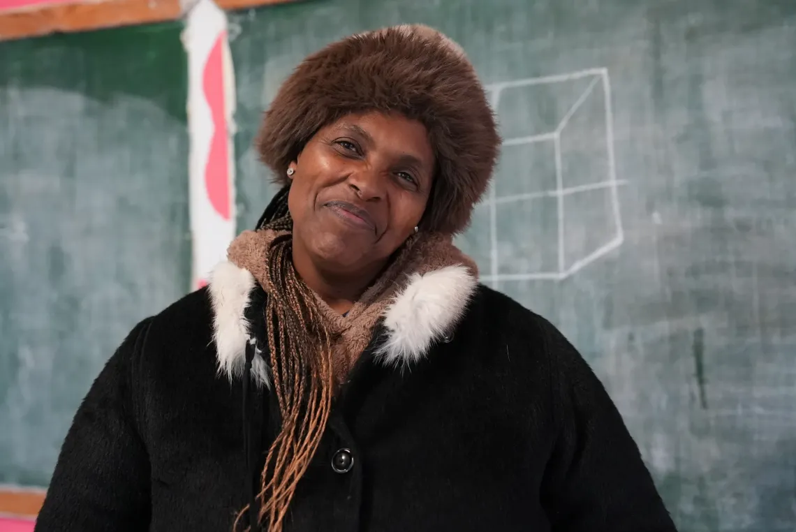 Profile photo of Mrs &lsquo;Marethabile Metjeea, School Principal of Qhalasi Primary School in Quthing