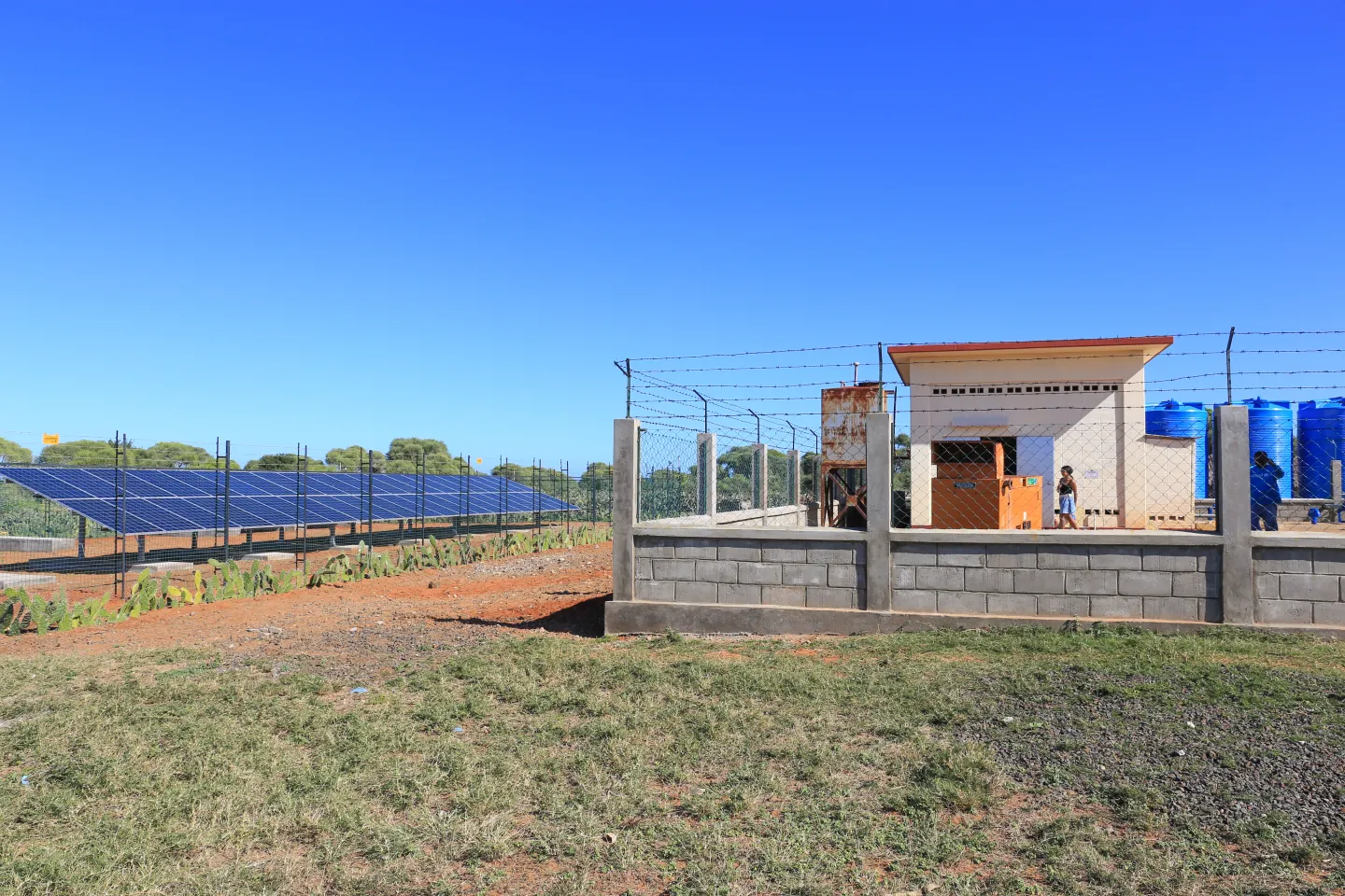 Station de pompage d'eau Ampotaka