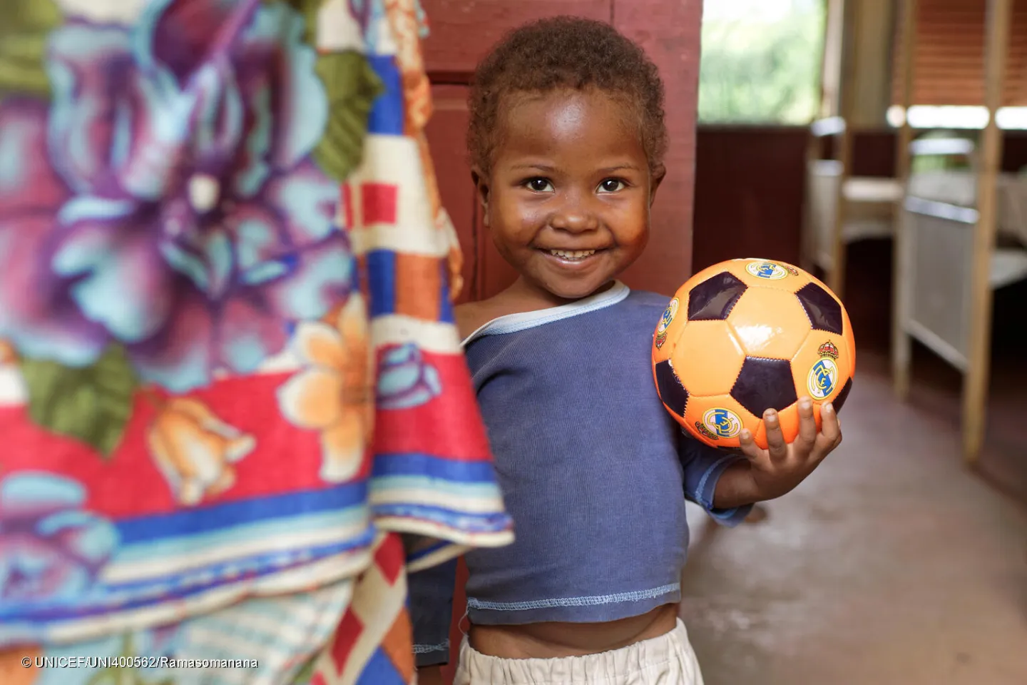 Enfant guerri de la malnutrition 