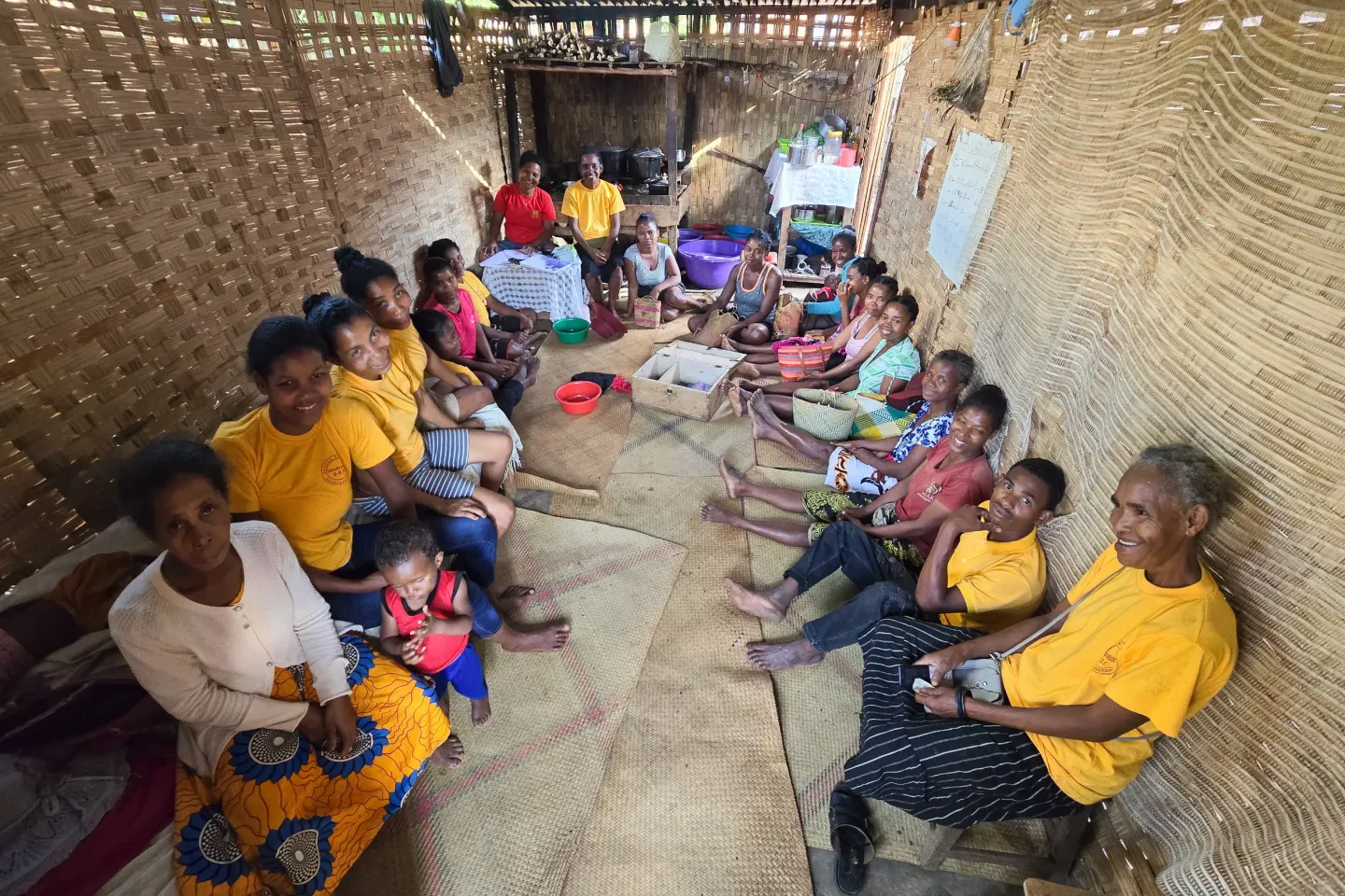 Ambonaivo village, Vavatenina District, Analanjirofo Region, Madagascar: Portrait photo of Claudia&rsquo;s the community savings group
