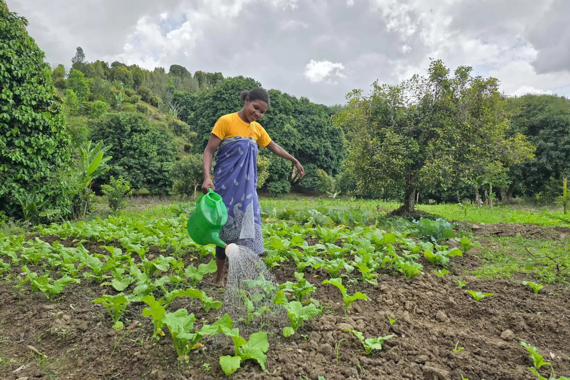 Claudia, an ambitious young woman from Ambodivoanio, saw her life and that of her family transformed after joining a community savings group supported by UNICEF and its partners.