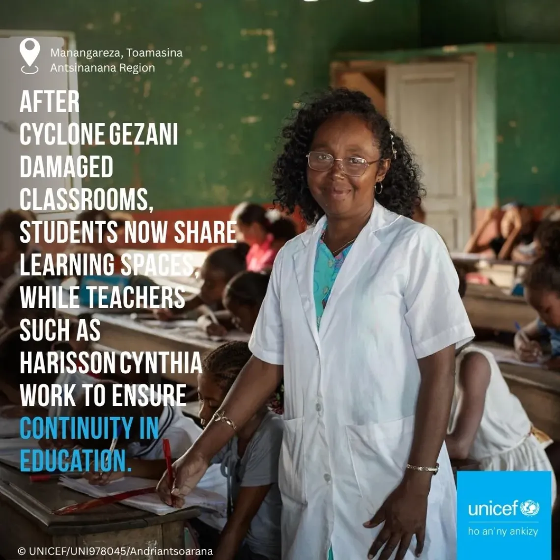 Resilience through education after Cyclone Gezani 
