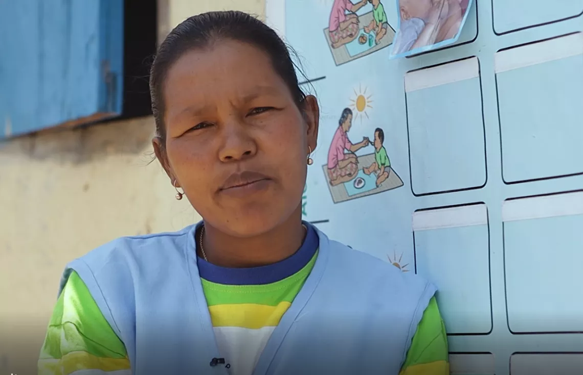 Nirina, agent de sant&eacute; communautaire