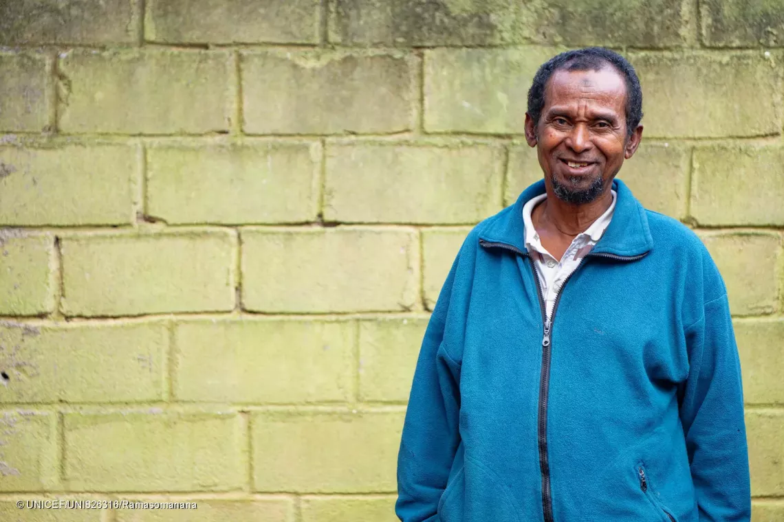 portrait of Mr. Randriamaro Gaston, Mayor of Vohilany taken during a training of key actors for the Social and Behaviour Change component in the Commune of Vohipeno.