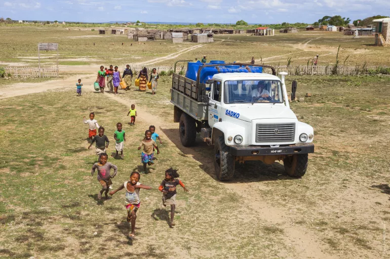 Camion citerne eau potable