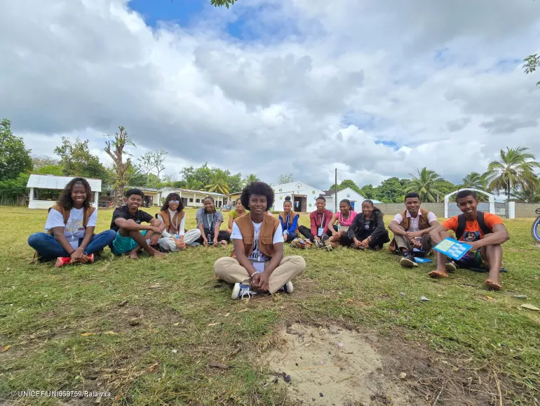  Portrait photo of Casmira and her peers.