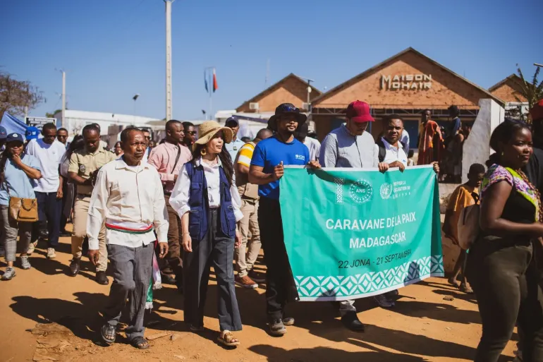 &Agrave; Ampanihy, la Caravane de la Paix rassemble les communaut&eacute;s autour de l&rsquo;eau, du climat et de la coh&eacute;sion sociale