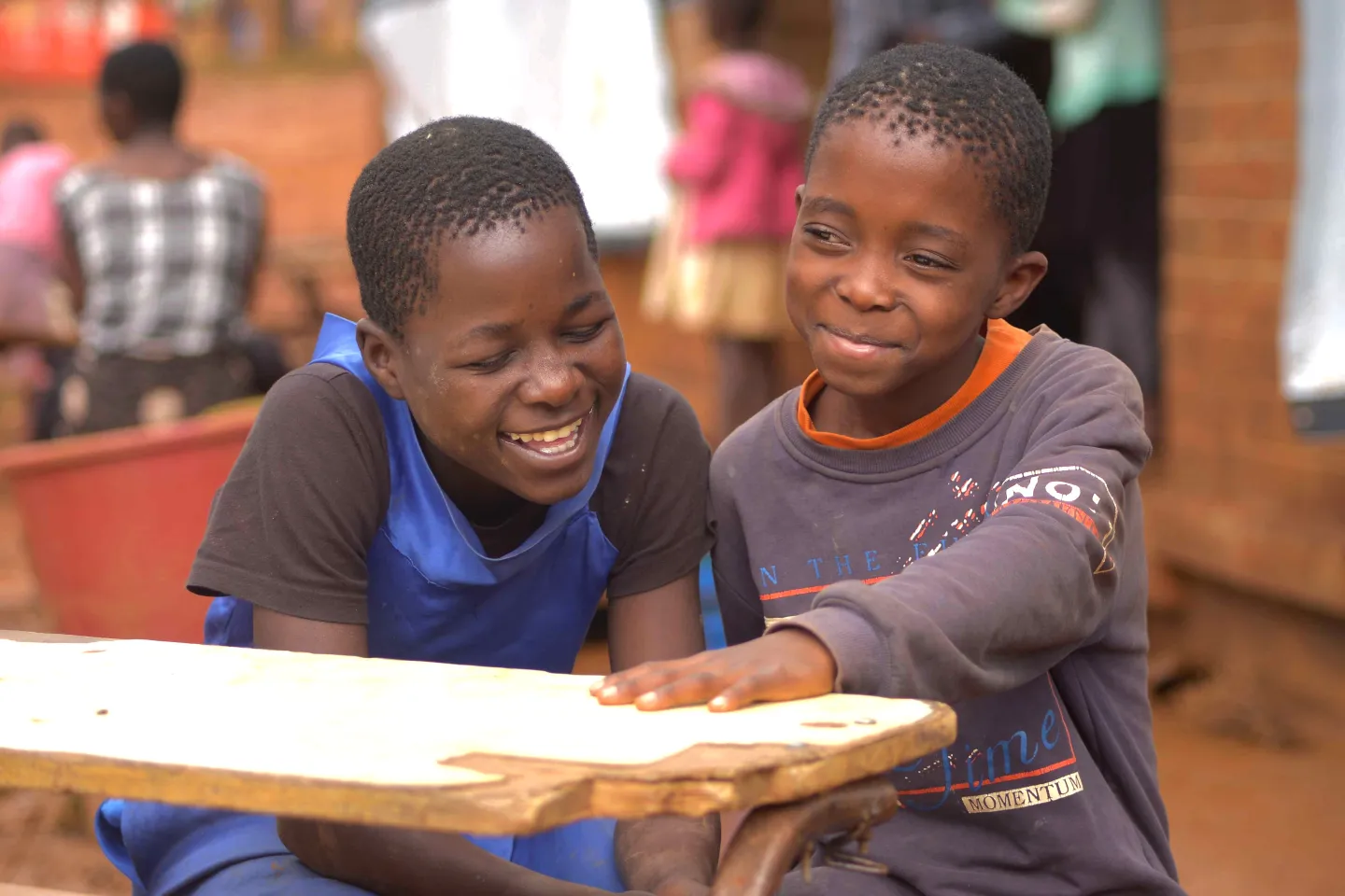 Children affected by cyclone freddy