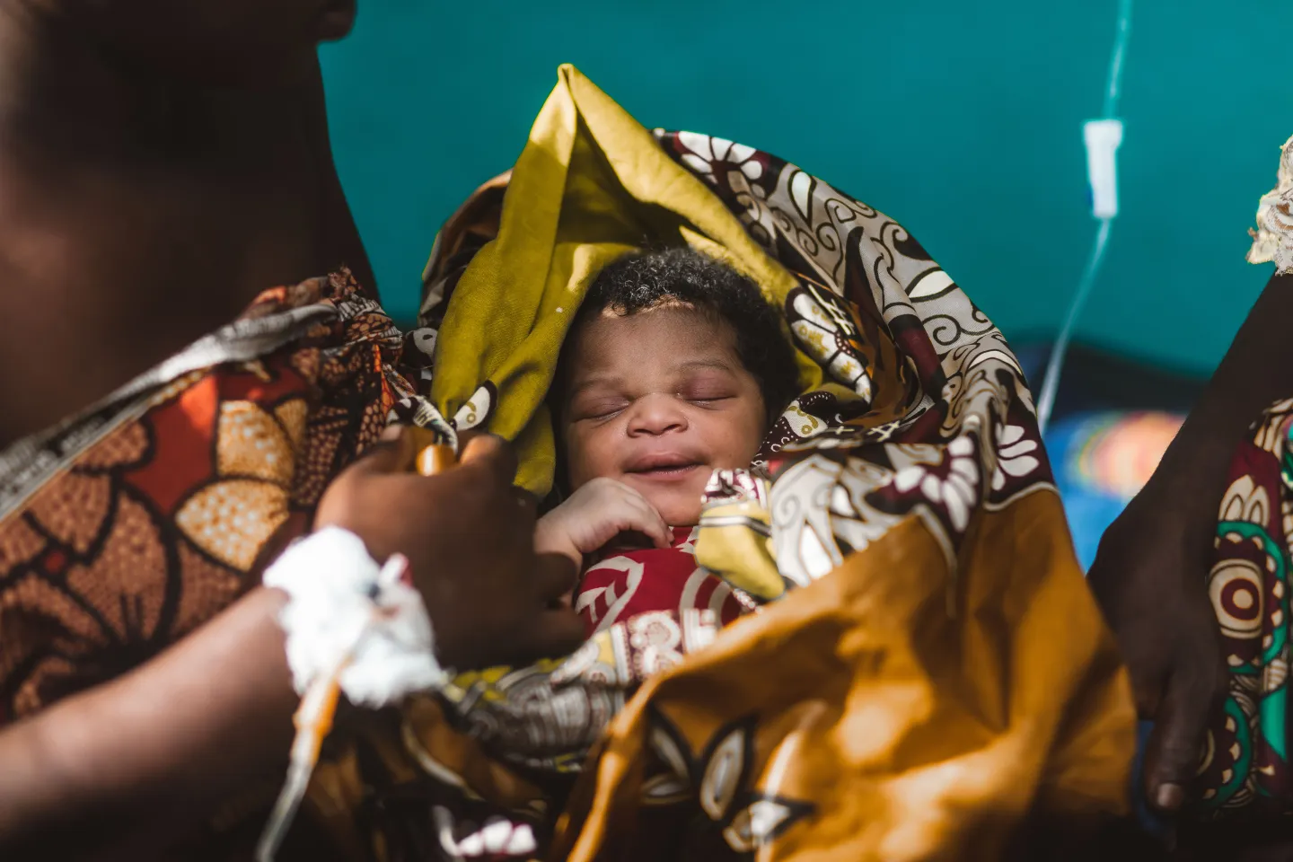 A newborn at Chikwawa district hospital 