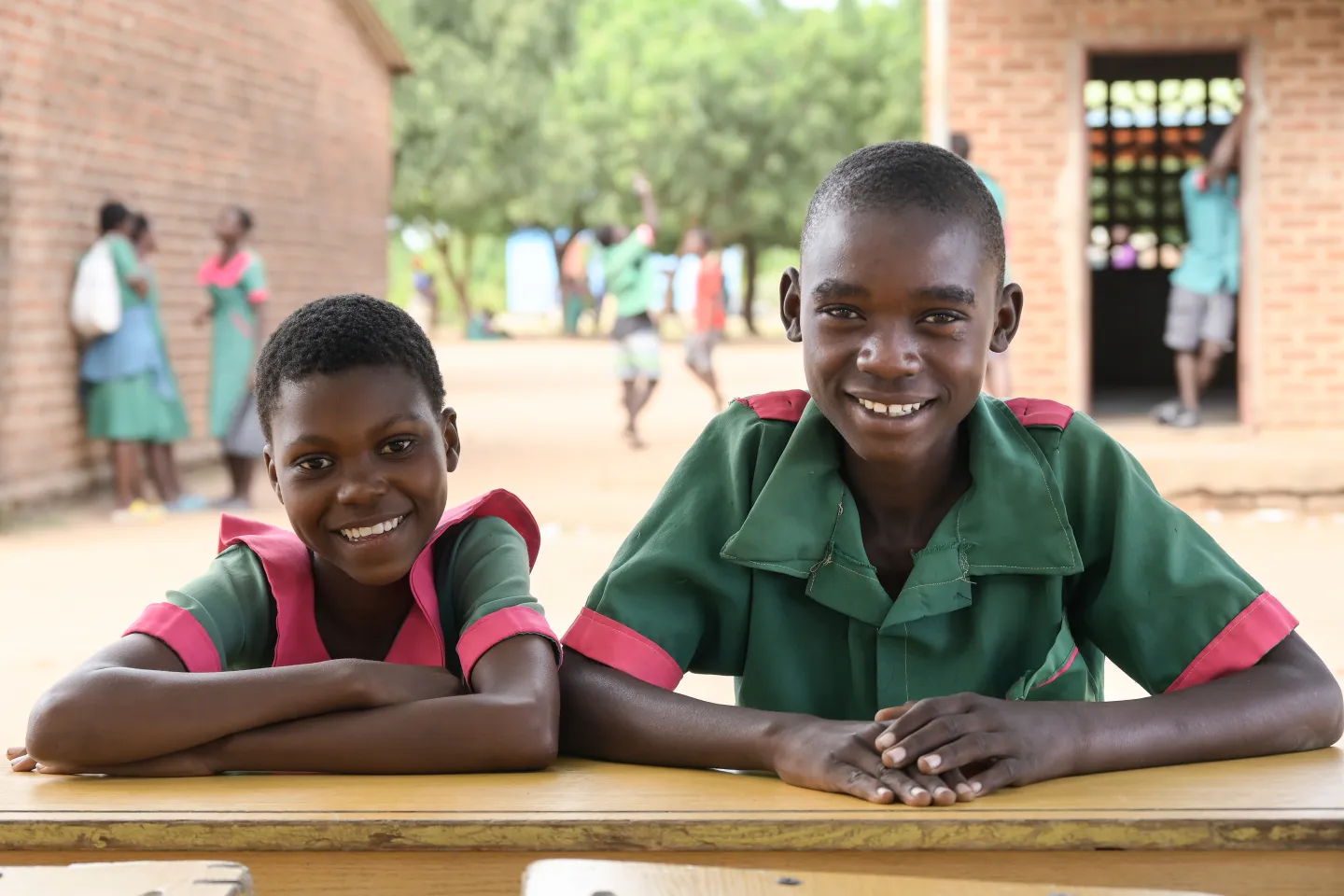 12-year-old Ketiwe Bokosi and 14-year-old White Sankhulani