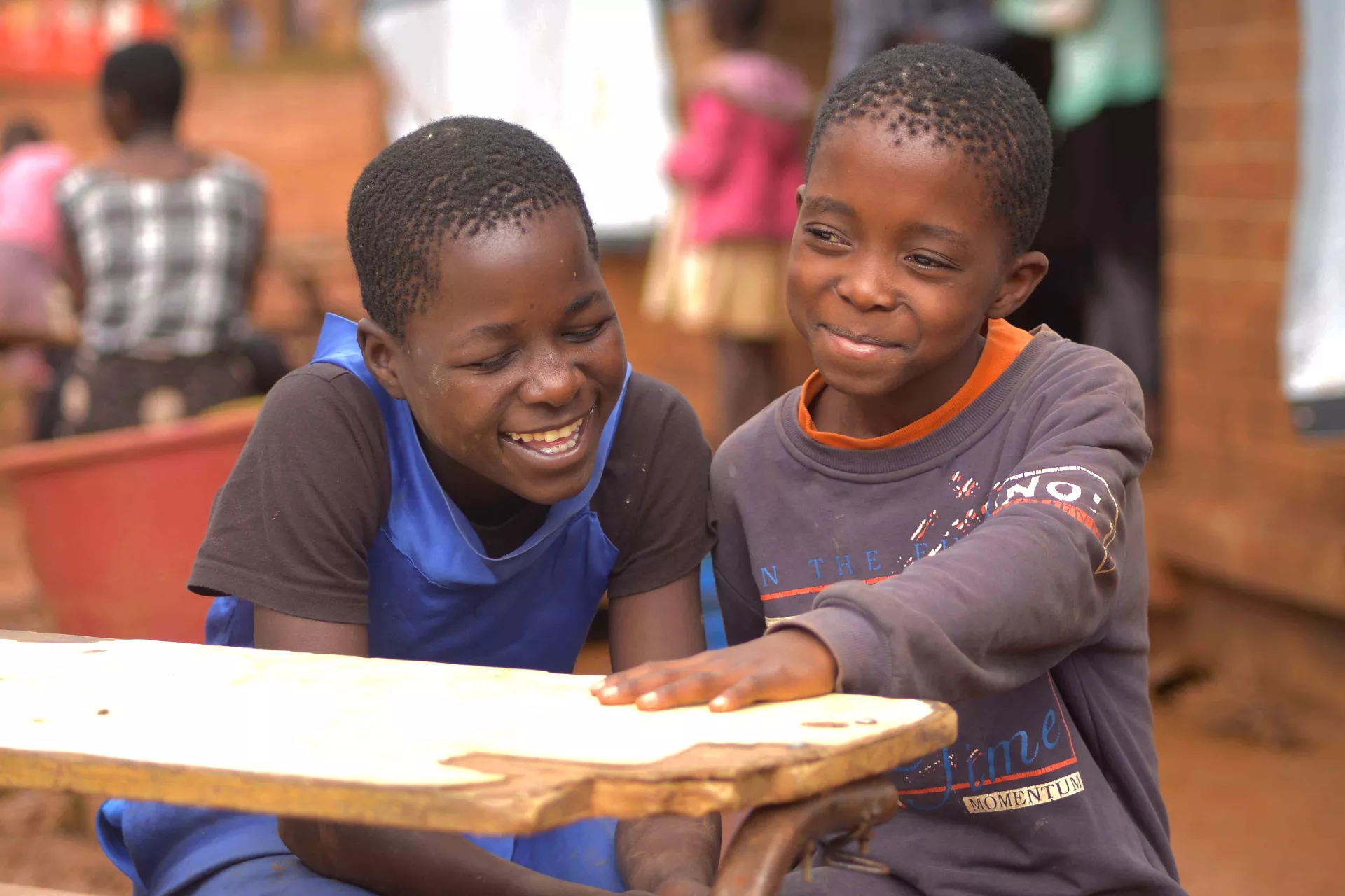 Children affected by cyclone freddy