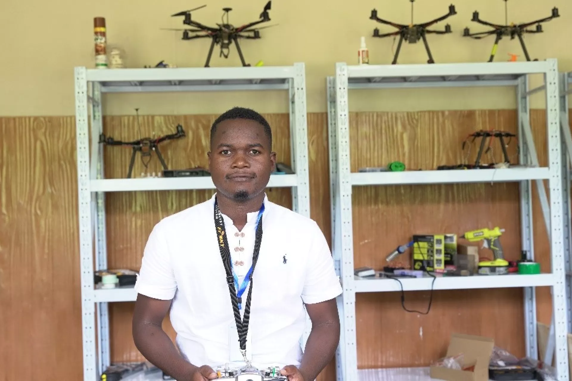Noel at the African Data and Drone Academy 