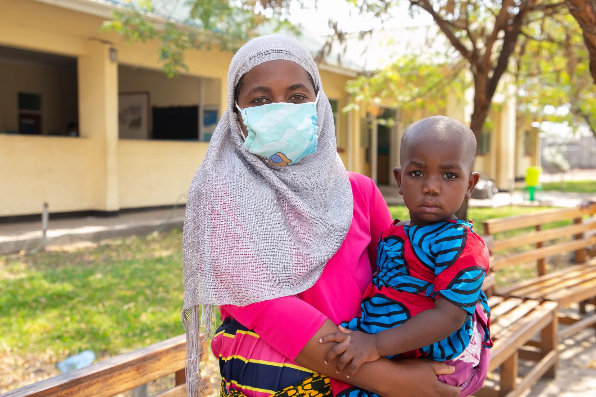A mother seeking for essential health service at Mangochi District Hospital