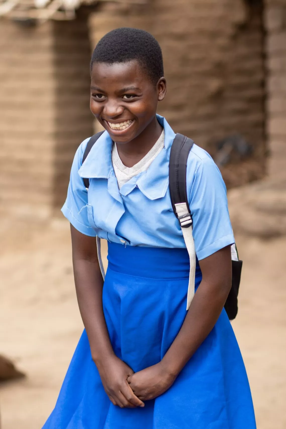 15-year-old Eunice Makina is now performing better in form two at Kapalamula Community Day Secondary School (CDSS) trough Social Cash Transfer in Ntcheu district. 