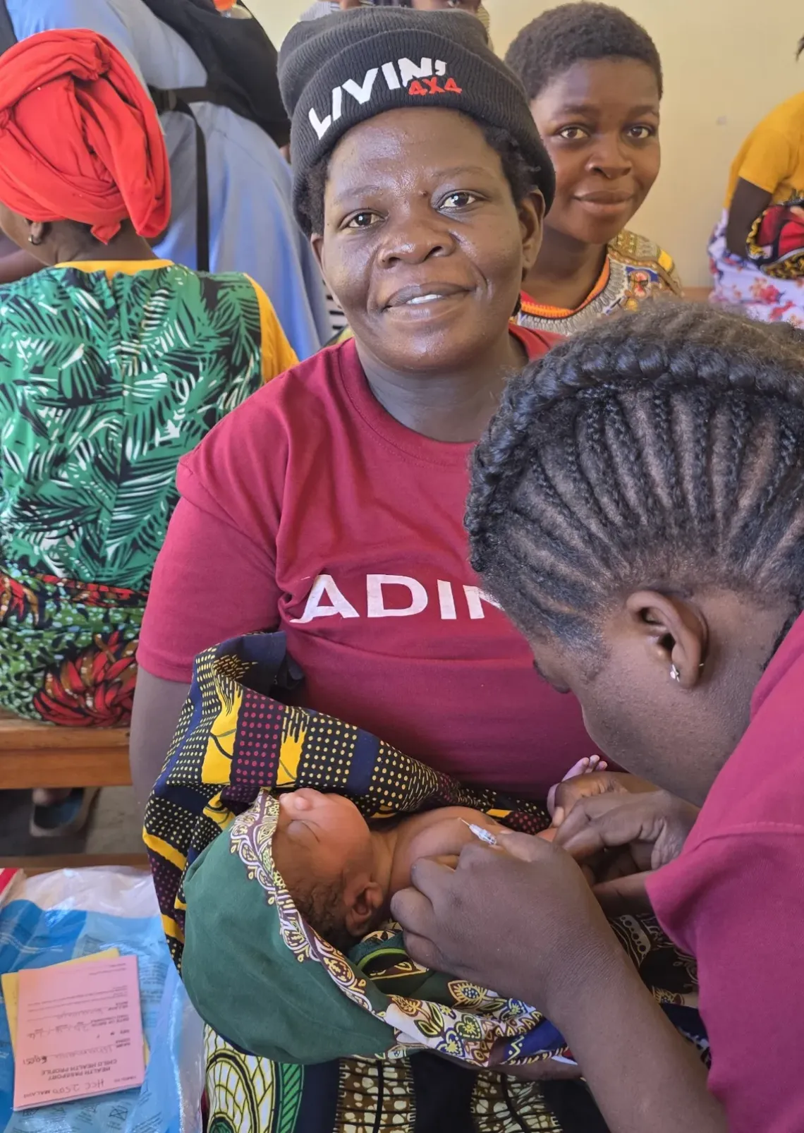 Rose's baby also received BCG vaccine which protects children from tuberculosis and other diseases.