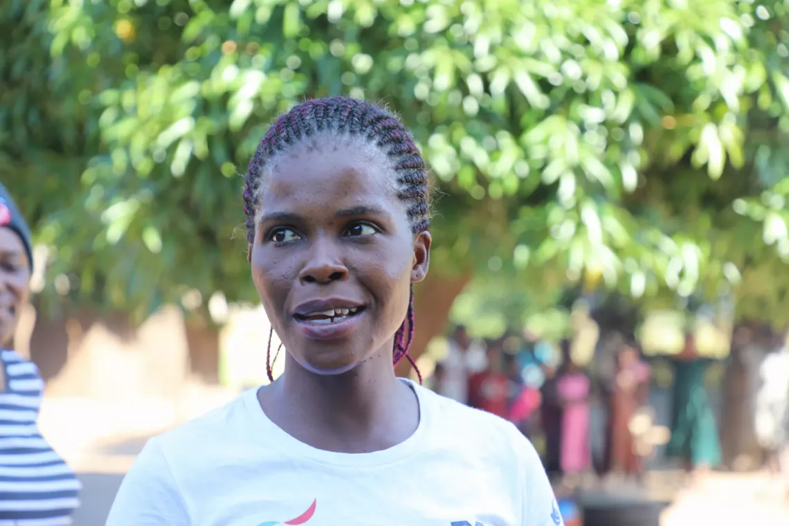 Memory Chafotaza, a dedicated volunteer caregiver from Salima district 