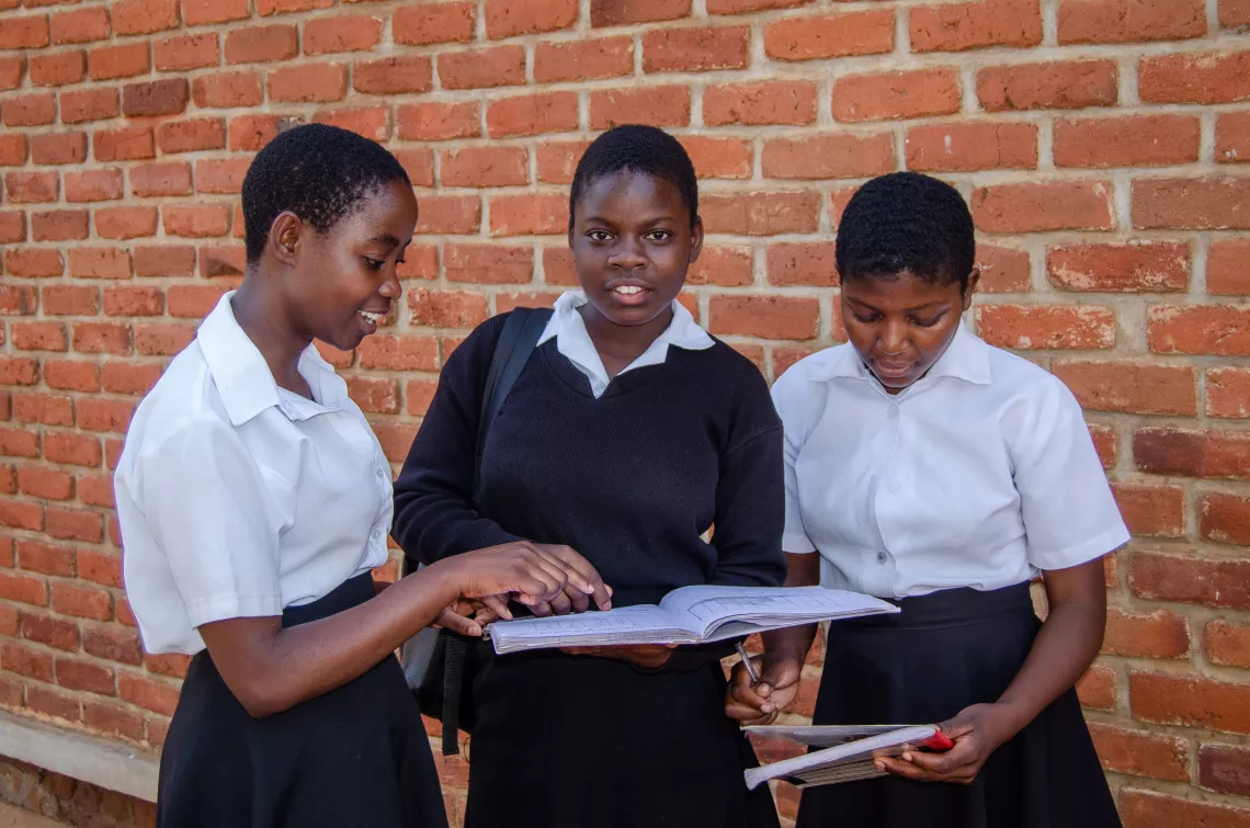 KIND Scholars at Salima Secondary School 
