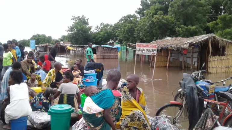 Flood victims in Sekeni, Chikwawa district 