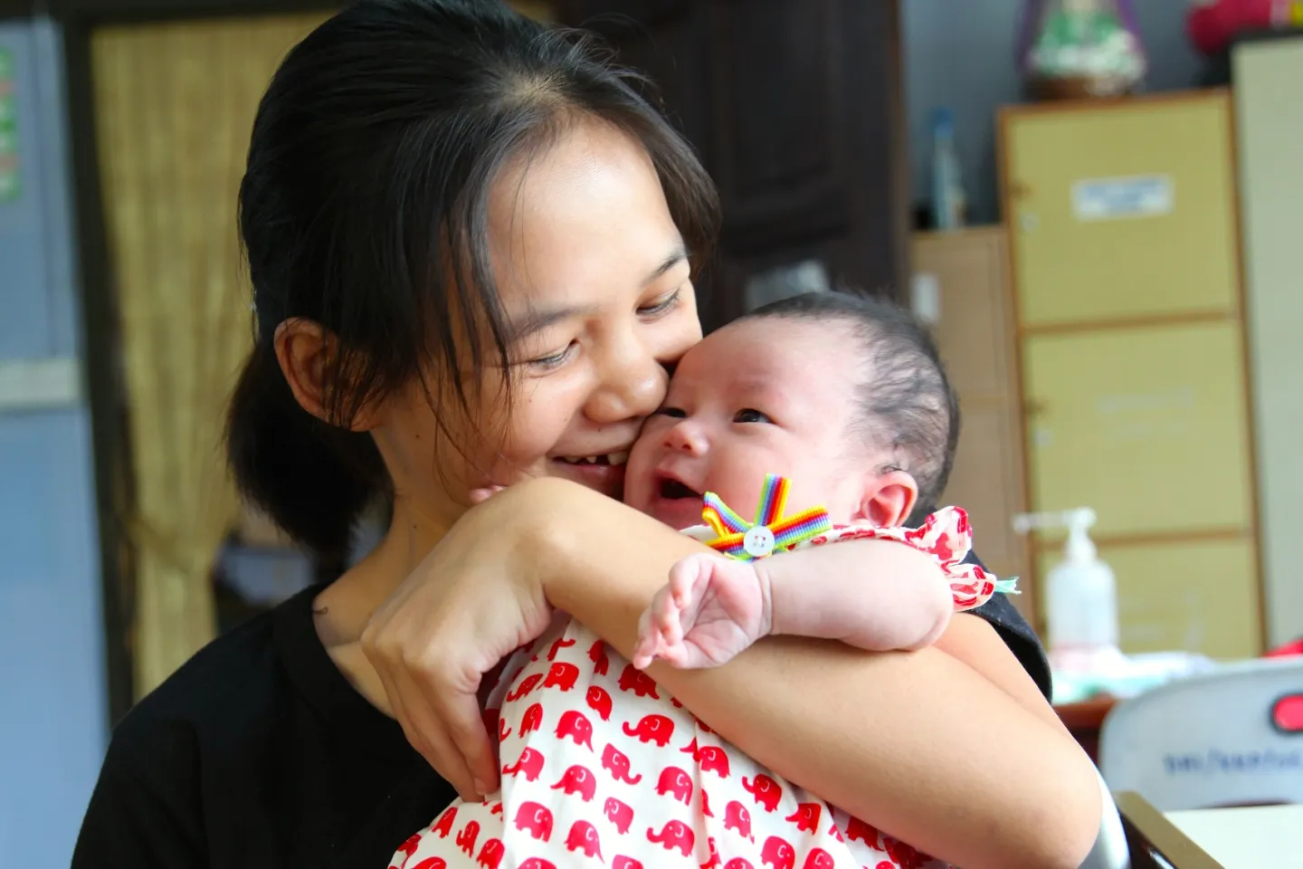 Mother and baby