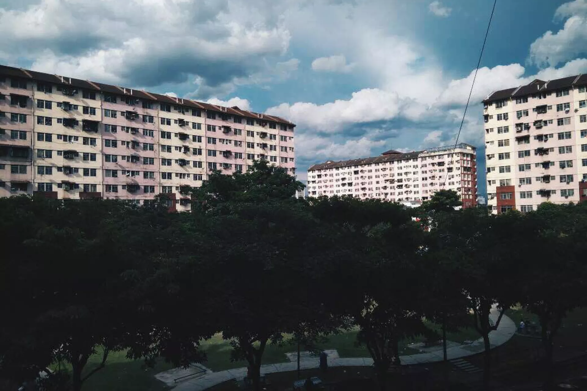 Low cost flats in Malaysia