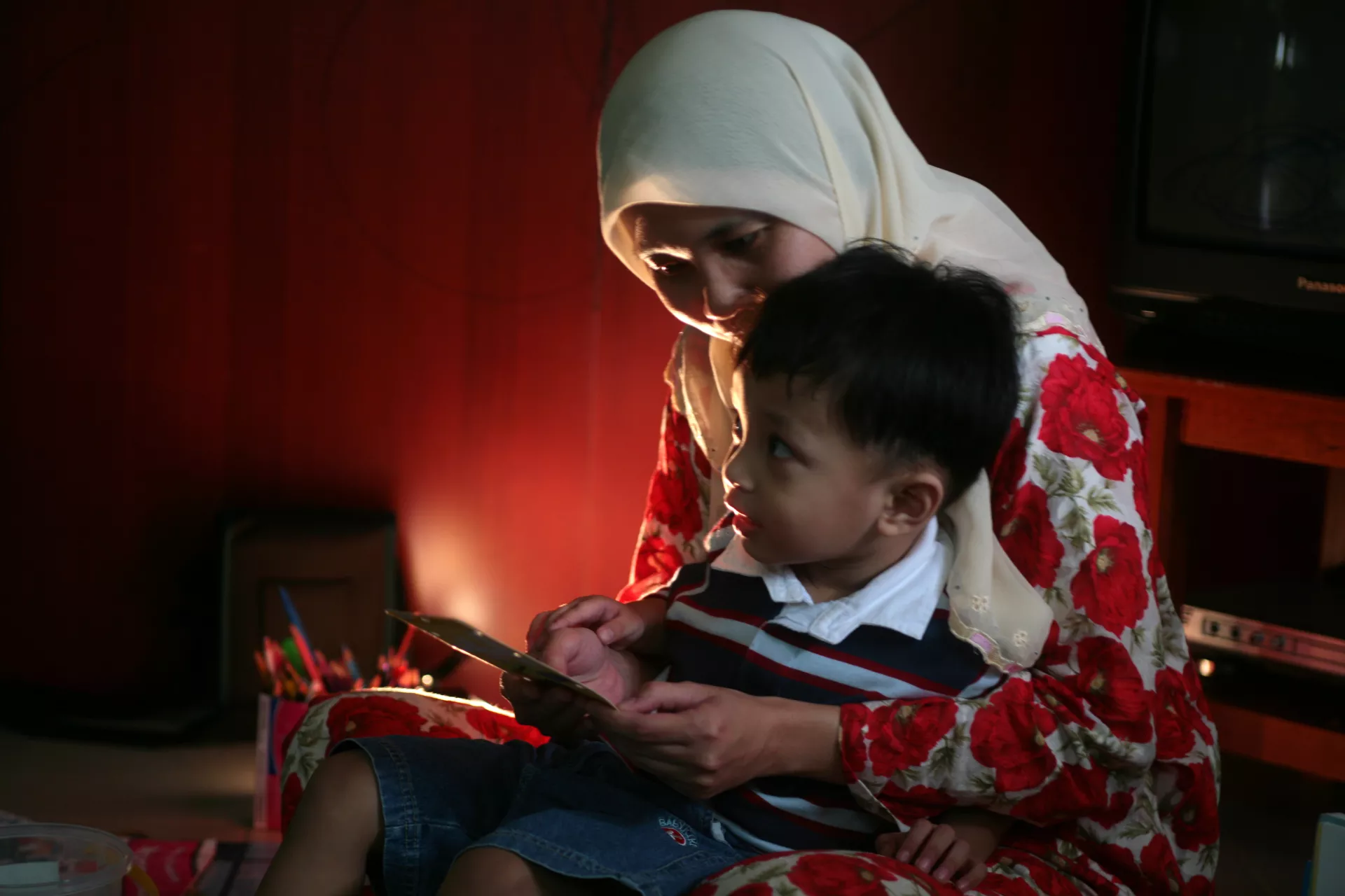 Mother and son 