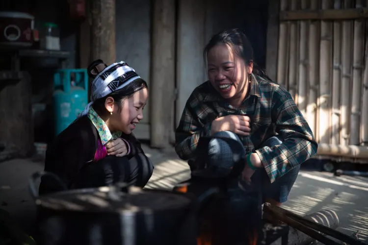 Đặng Thu Hương, 10 years old, from the Dao ethnic minority, student of Number 1 Semi-Boarding Ethnic Lower Secondary School in Thuong Ha Commune, Bao Yen District, Lao Cai Province.