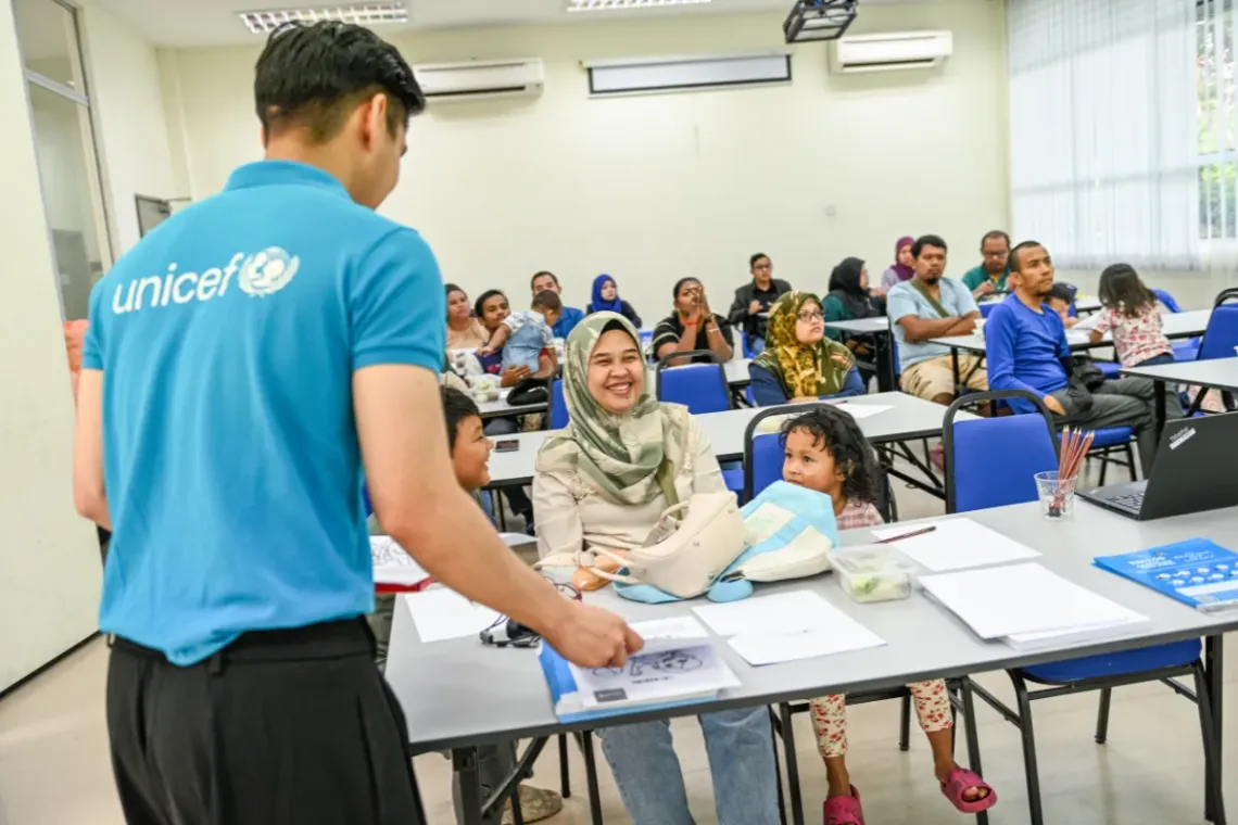 With your support, UNICEF launched Malaysia&rsquo;s first cash-plus nutrition programme with the Kuala Lumpur City Hall (DBKL), backed by the Ministry of Finance under Belanjawan 2025.