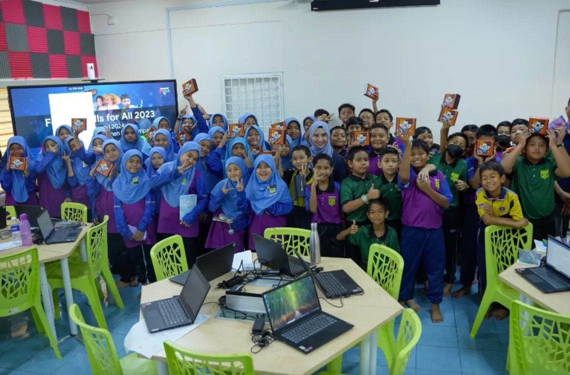 Pupil during one of the FS4A workshop