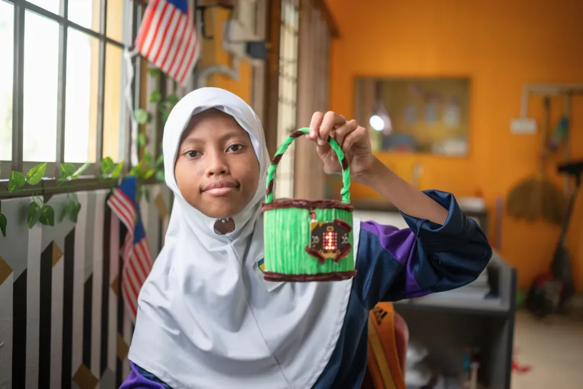 You helped the Ministry of Education (MOE), UNICEF and partners expand FS4A to include children with disabilities in government schools.