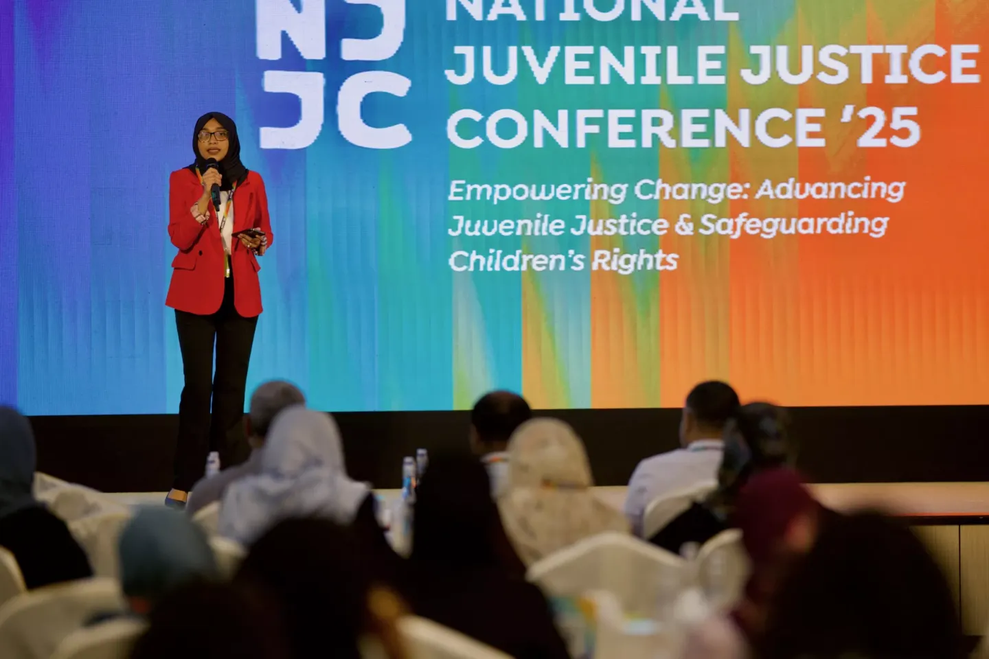 PGO staff speaking at the National Juvenile Justice Conference