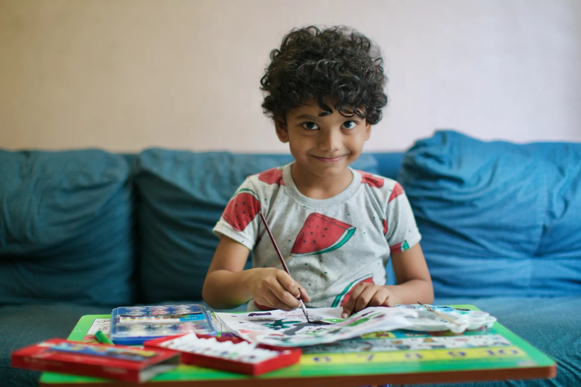 Child drawing