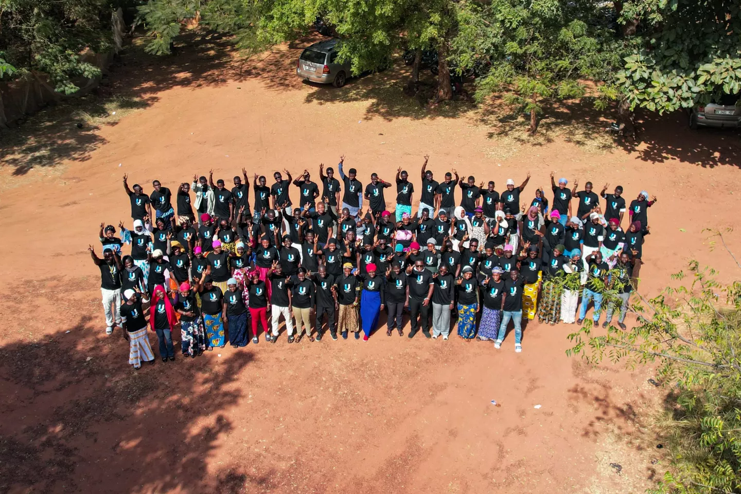 38-	Photo de famille des U-Reporters de Sikasso engag&eacute;s pour la U-Action Polio avec l&rsquo;UNICEF, le CNPV, la DRDSES, la DRJ et la DRS