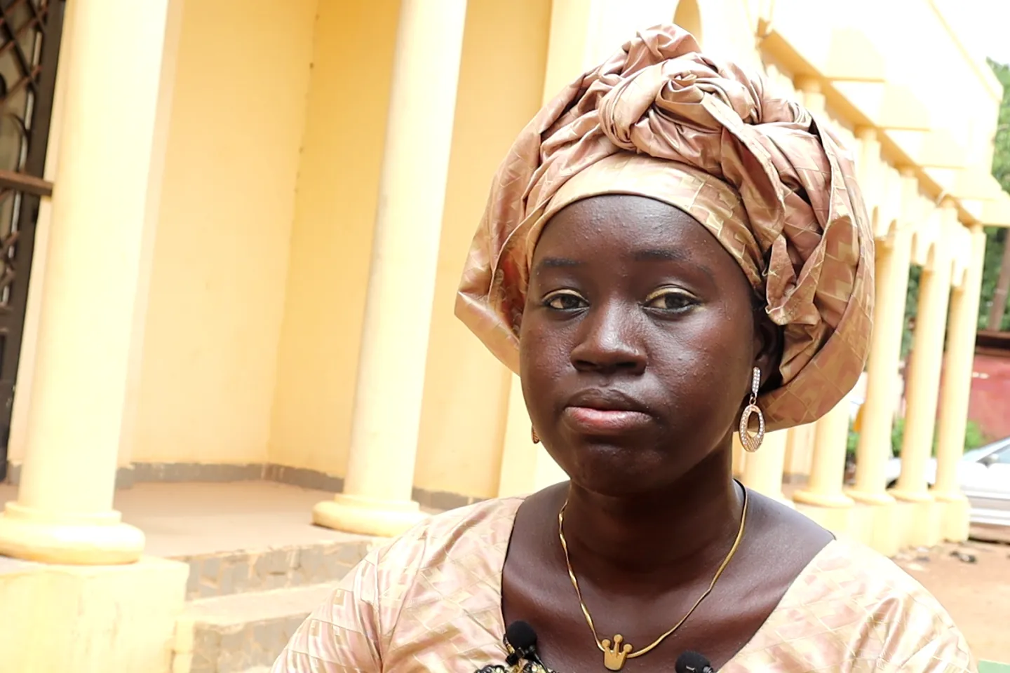 Salimata Bamba, 24 ans, jeune d&eacute;fenseure des droits de l'enfant &agrave; Kati.