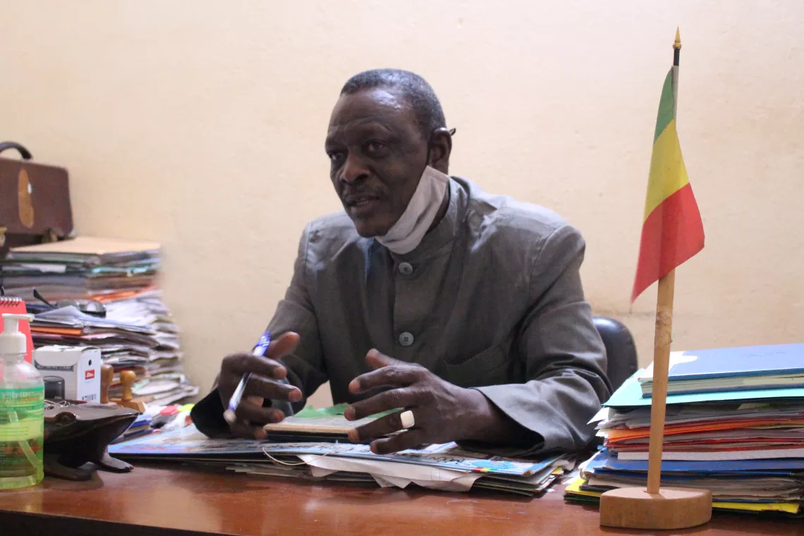 Le chef du d&eacute;partement des affaires de la jeunesse dans la r&eacute;gion de Sikasso, Attaher Sofiane 