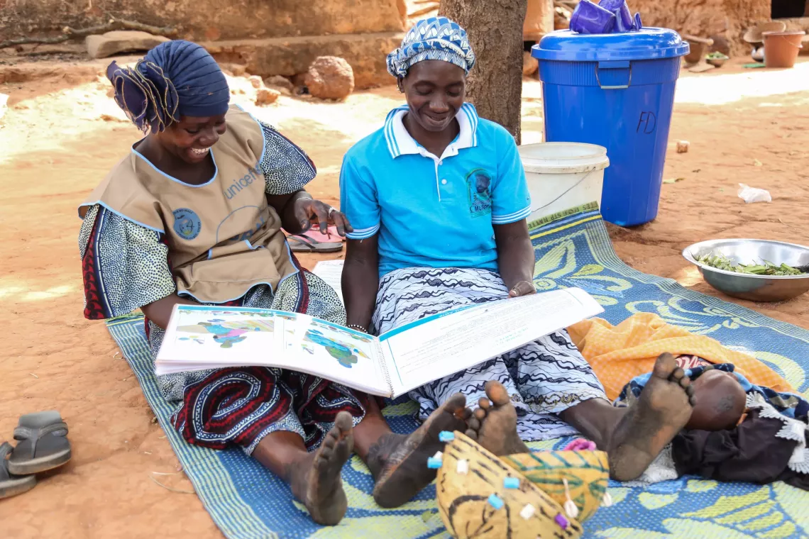 women reading sitting