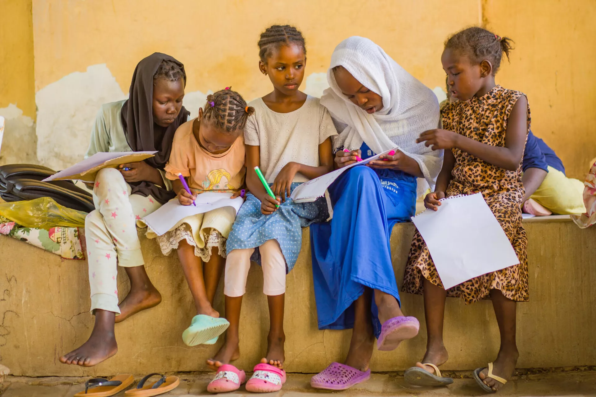 child protection, psychosocial support, children affected by armed conflict, children in war, Sudan, stress, trauma, displaced children, UNICEF