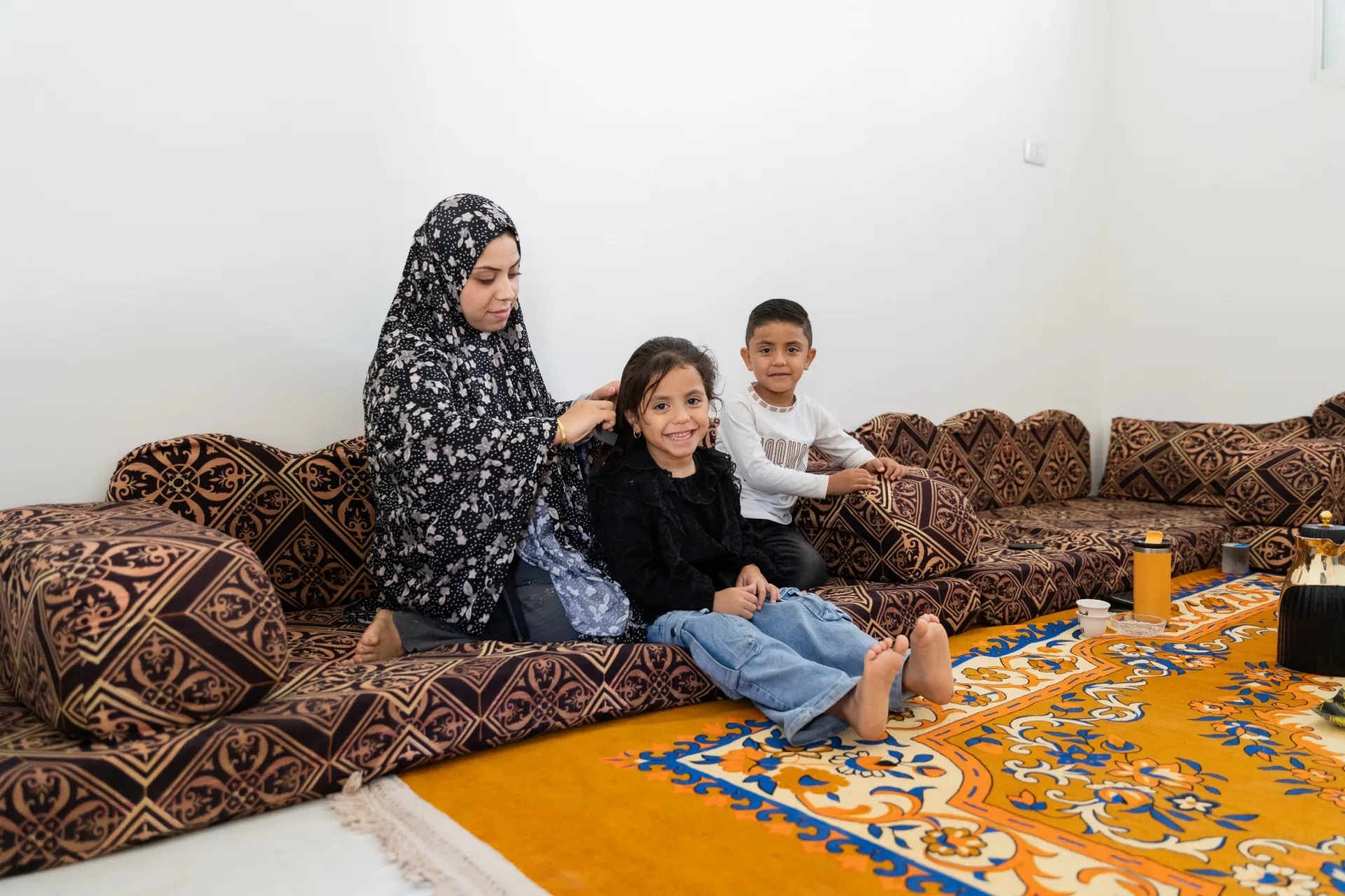 In partnership with the Department of Palestinian Affairs (DPA), UNICEF is supporting some of the most vulnerable families in Palestinian refugee camps through the rehabilitation of household WASH facilities, installation of rooftop water tanks, and other essential improvements to ensure safer access to clean water and sanitation.
