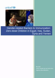 Gender-related Barriers to Immunization: Zero-dose Children Cover photo