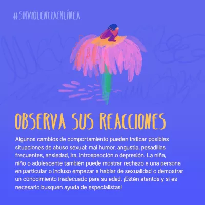 Observa sus reacciones